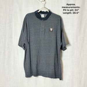 Looney Tunes Taz Devil Polo Shirt Warner Bros Studio Store XXL Black Mens Cotton